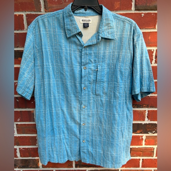 Magellan Outdoors Other - Magellan Men’s Cotton Outdoor Shirt with Zippered Pocket. Size XL.